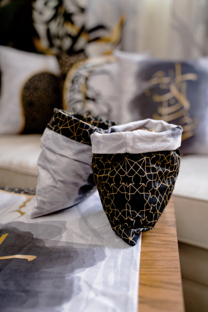 Golden Ramdan Decorative Storage Basket stara worldwide