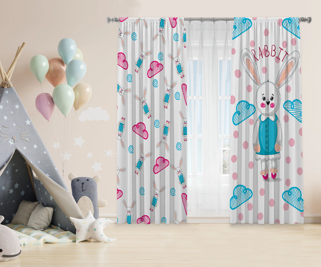 Rabbit Kids Curtains stara worldwide
