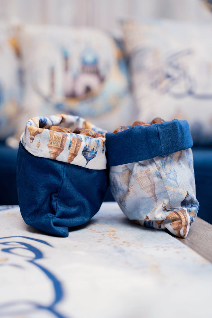 Golden Classic Ramdan Decorative Storage Basket stara worldwide