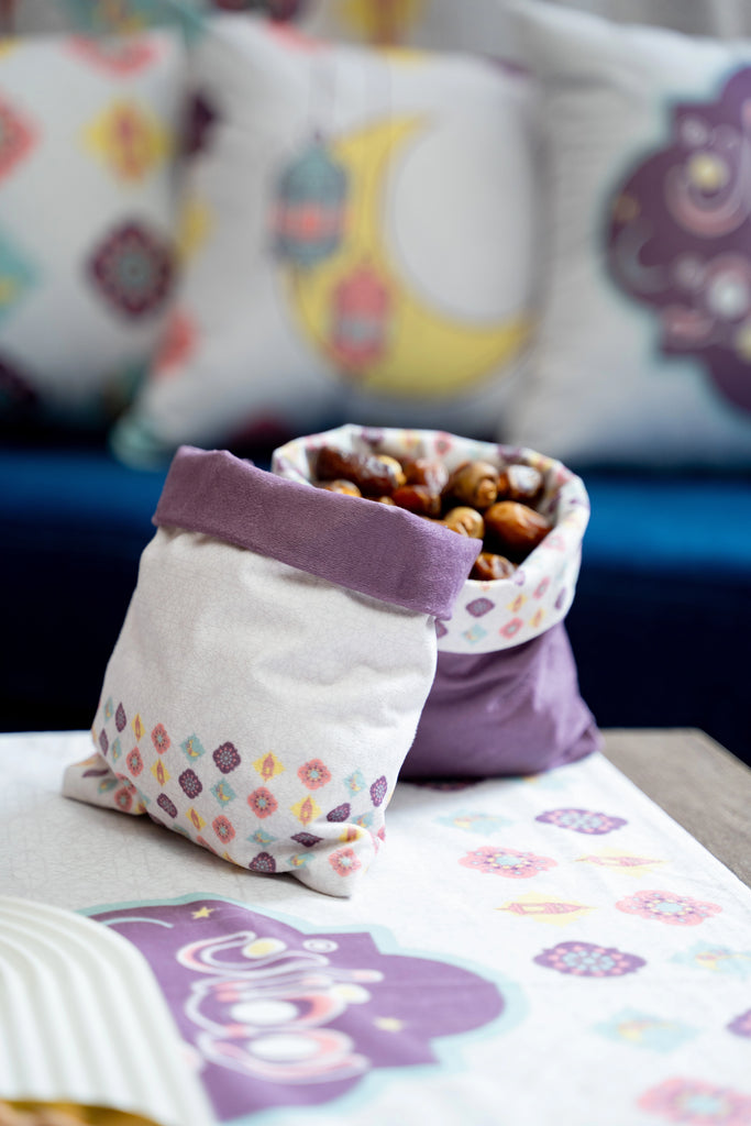 Cute Islamic Tiles Ramdan Decorative Storage Basket stara worldwide