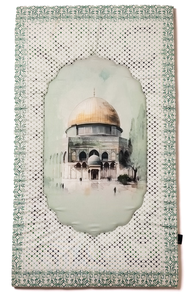Palestinian Mint green Premium Prayer Mat satra