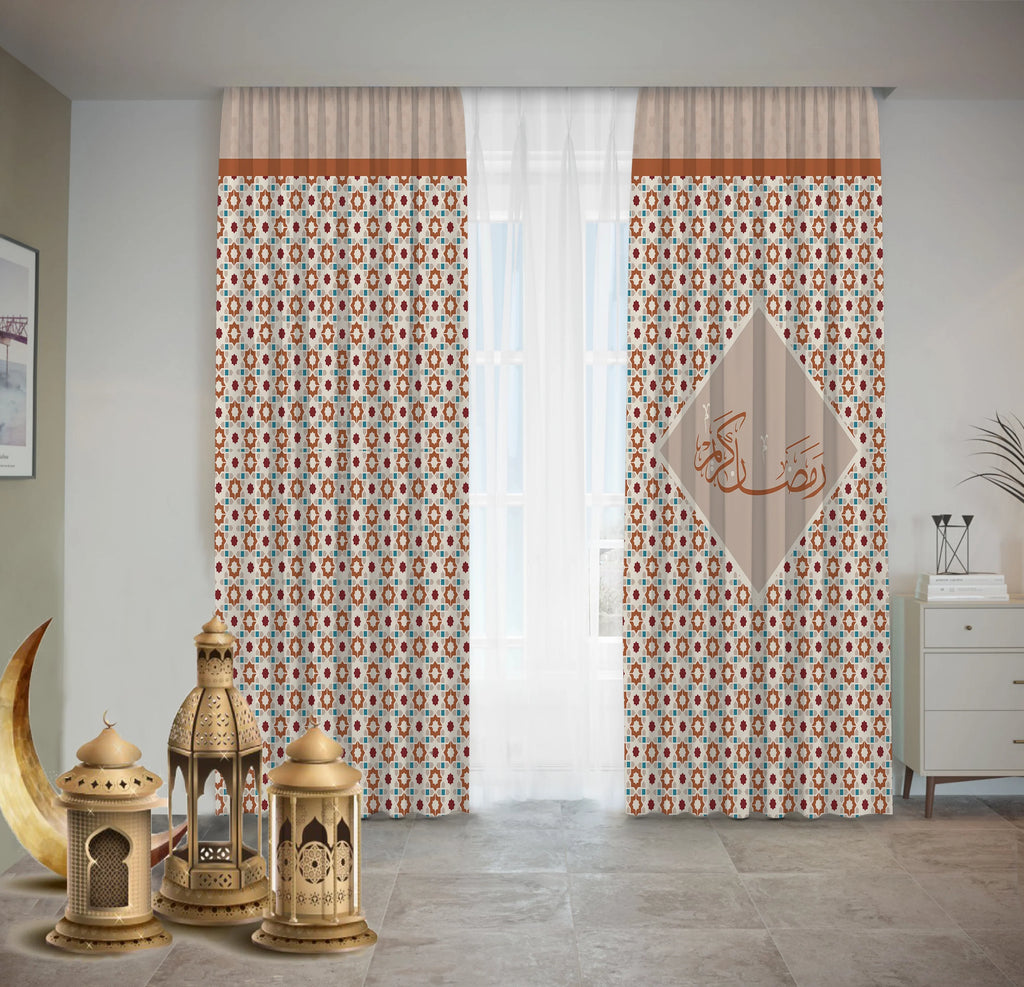 Traditional Arabic Design Curtains Ramdan satra