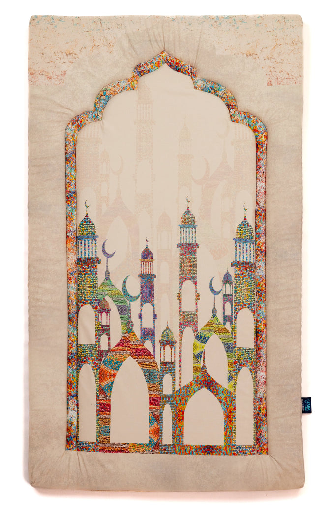Mosaic Mosque Premium Prayer Mat satra